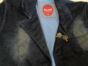 Kids&#39; Blue Denim Blazer