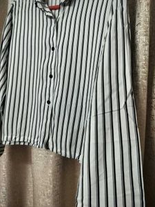 Women Black &amp; White Shirt