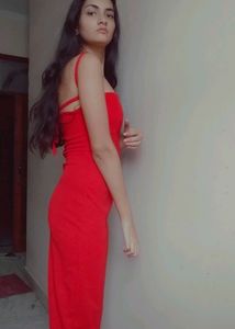 Halter Neck Bodycon Solid Midi dress
