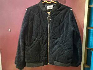 velvet puffer jacket