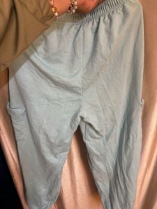 Two Blue Cargo Pants