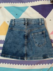 Denim Skirt For Kids Girls