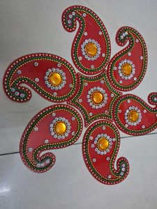 Decorated Festive Paisley Appliques