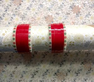 RED BRIDAL CHURA BANGLES