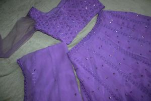 Purple Lehenga Choli Set