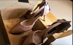 Blush Pink Kitten Heel Ankle Strap Pumps