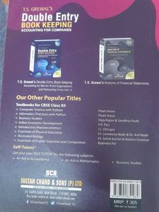 T.S. Grewal&#39;s Book Keeping