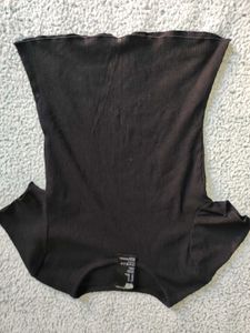 Black Basic Short Sleeve Top