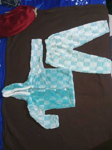 Cute Blue Pajama Set