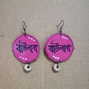 Handmade Fabric Earrings