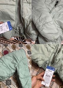 Light Green Puffer Jacket