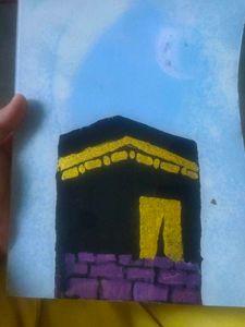 Glass Kaaba Painting