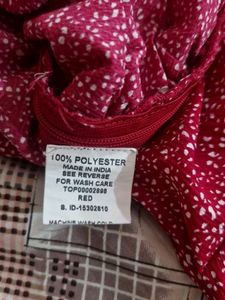 Red &amp; White print top