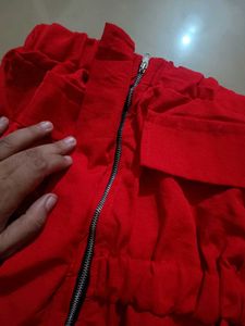 Red Peplum Tube Top Perfect Gift For Your Love ❤️