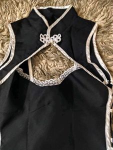 Backless Qipao Chinese Top/ Mini Dress