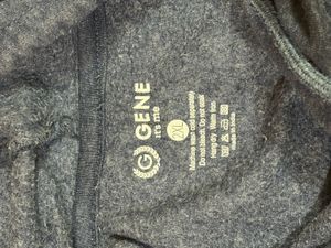 Blue Graphic Print Hoodie