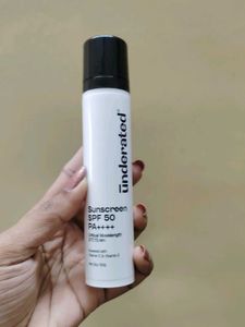 Underrated Sunscreen SPF 50 PA++++