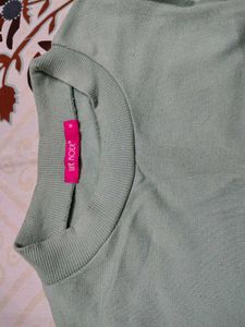 Sea green winter top