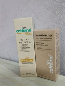 Combo  Of mcaffeine Sunscreen And Moisturizer