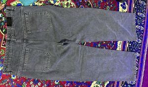 Distressed Gray Wash Wide Leg Jeans