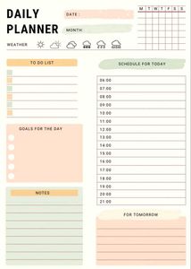 Daily   Study  to do List Planners