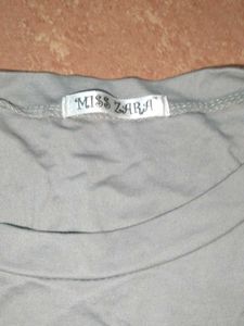Cute Grey Crop Top
