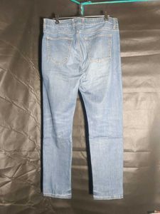 Light Wash Straight Jeans