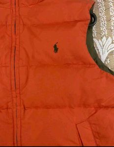 🐉 dual Olive &amp; tangerine Puffer Vest