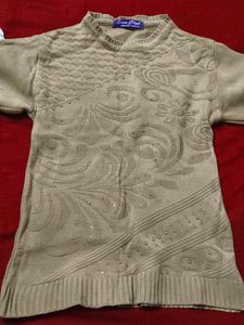 Embellished Knit Top