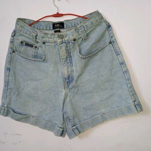 Denim Short For Womens