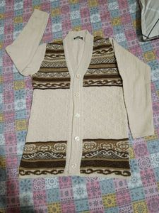Patterned Knit Cardigan
