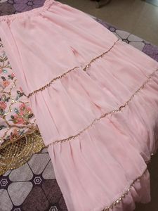 Pink Sharara Set