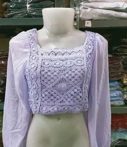 Purple Crop Top