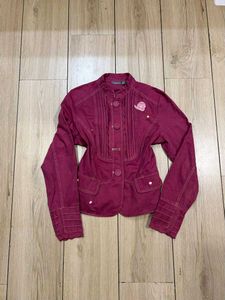 Apt. 9 Burgundy Button-Up Jacket - Size S
