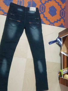 Dark Blue Denim Jeans