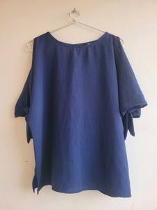 Harpa Navy Blue Top