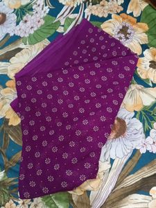 Purple Designer Saree