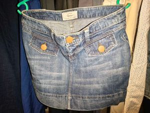 Denim Mini Skirt Size 28-32 inches stretchable