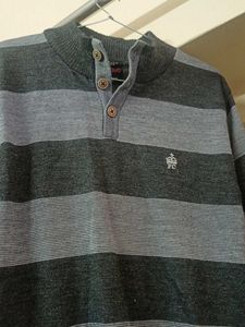 Striped Grey Sweater