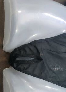 Lace Detail Thong with Bow 🖤