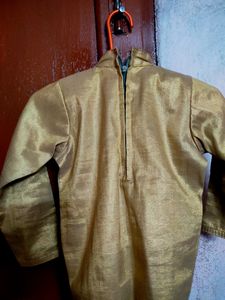 Slip On Golden Blouse For Girls