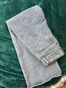 Wide Leg Denim Jeans