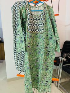 Sea Green Kurta Pant Set – Brand New