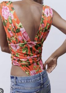 Zara Floral Bodysuit