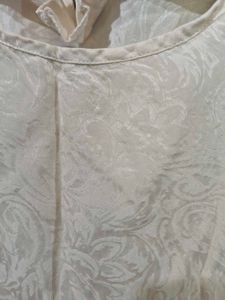 Off-White Cap Sleeve Top