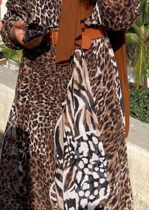 Leopard Print Maxi Dress