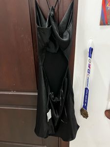 Black Satin Dress