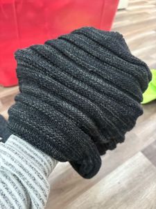 Stylish Knit Beanie - Gray