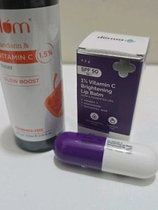 Plum 1.5% Vitamin C Toner ,Derma Co Vitaminc Lipba
