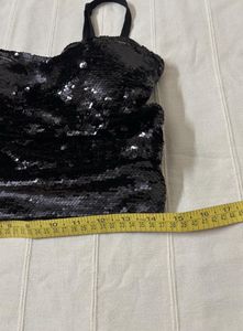 Sparkling Designer Sequin Cami Top/ Blouse